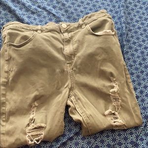 American Eagle jeans -green